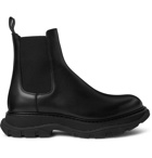 Alexander McQueen - Exaggerated-Sole Leather Chelsea Boots - Black