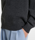 Victoria Beckham Genevieve wool and cashmere polo sweater
