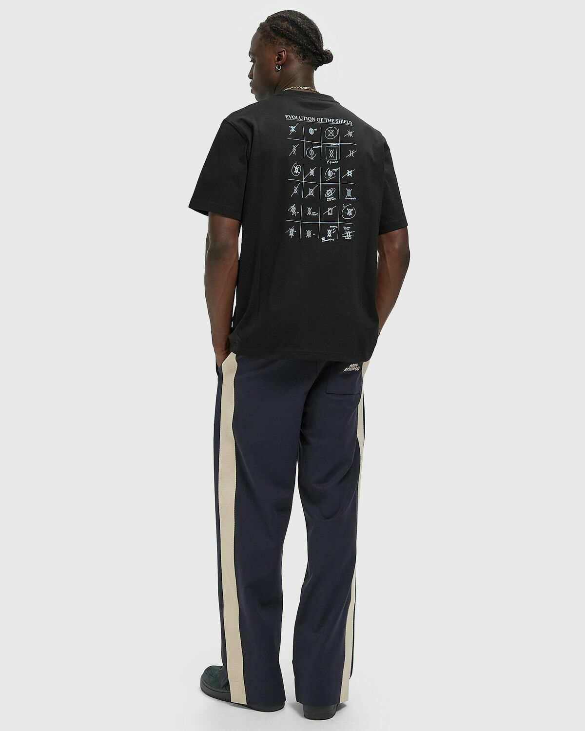 Daily Paper SHIELD EVOLUTION SS TEE Black Mens Shortsleefe