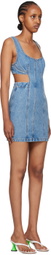 Grlfrnd Blue Vivi Denim Minidress
