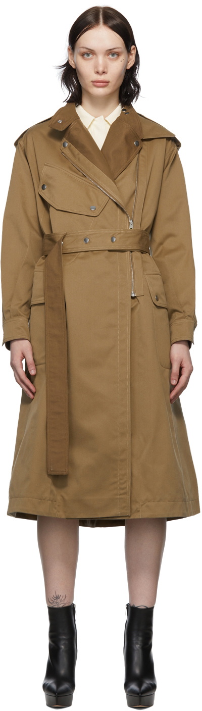 Victoria Beckham Beige Trench Coat Victoria Beckham