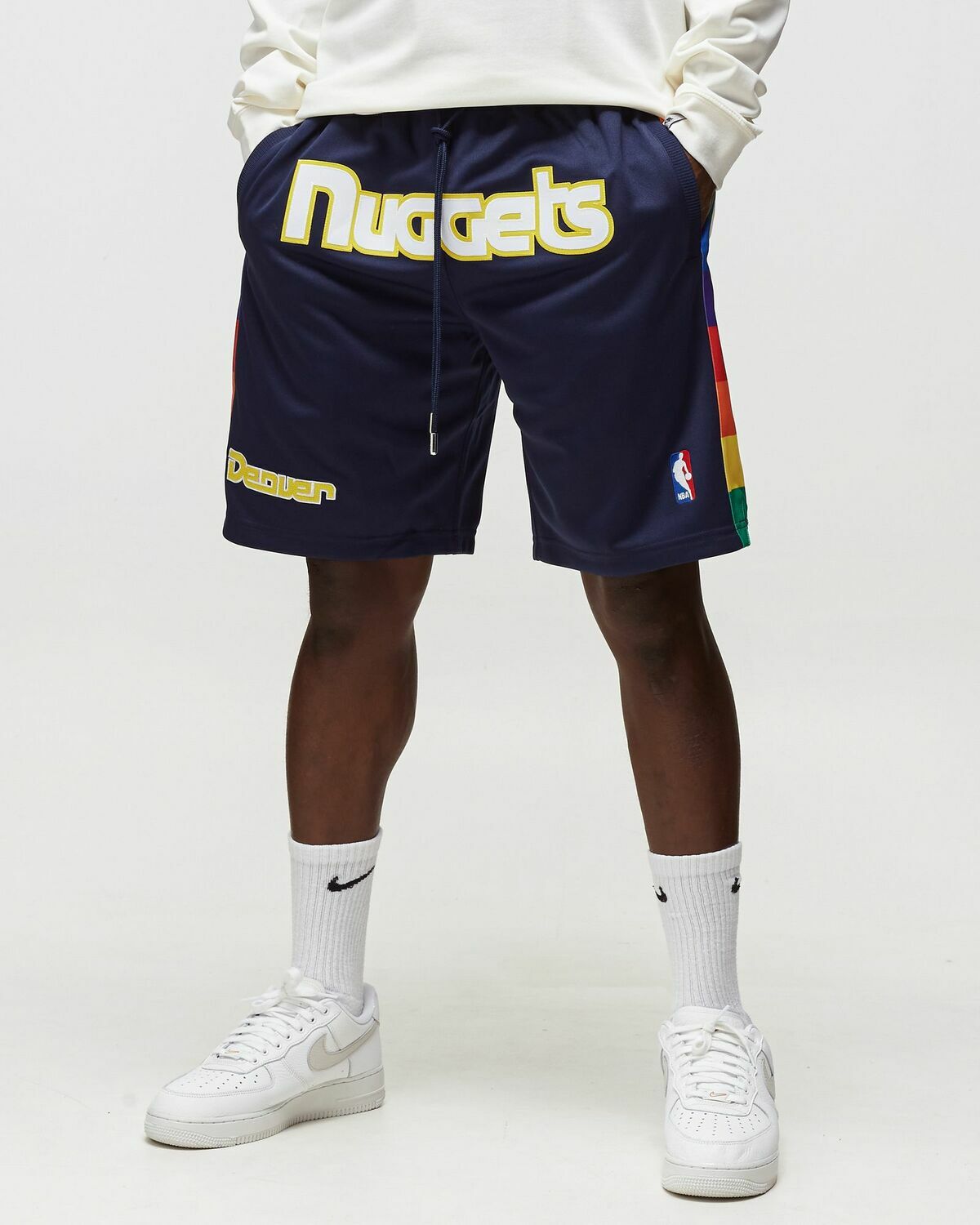 Mitchell & Ness JUST DON DENVER NUGGETS SHORTS Blue Mens Sport & Team Short
