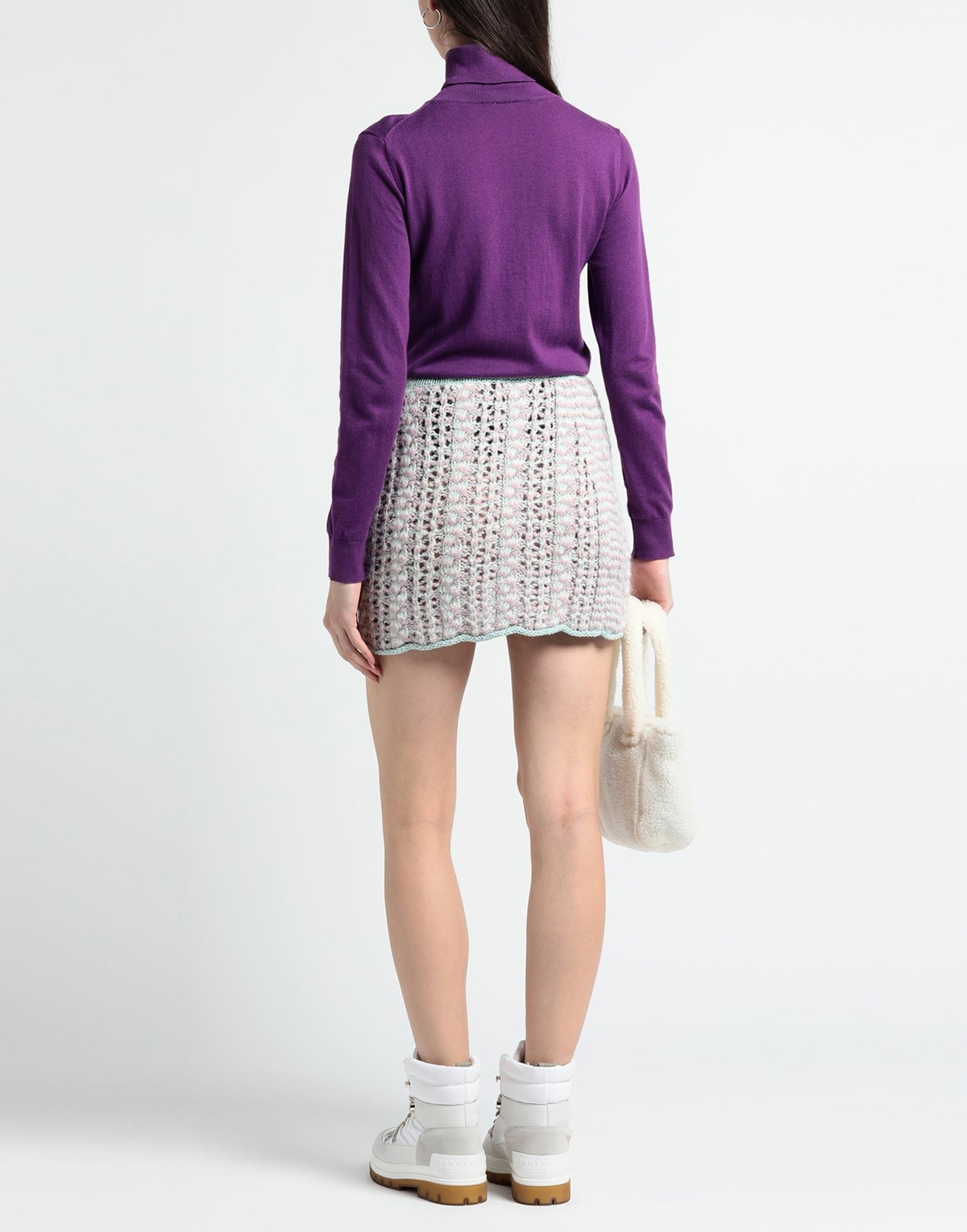Marco Rambaldi Womens Mini skirt Lilac