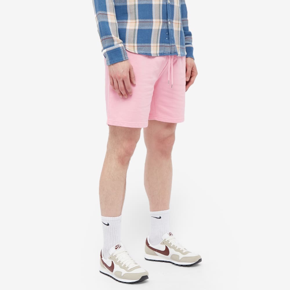 Colorful Standard Men's Classic Organic Sweat Shorts in Flamingo Pink