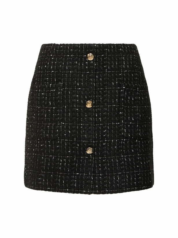 Photo: ANINE BING Mateo Tweed Mini Skirt