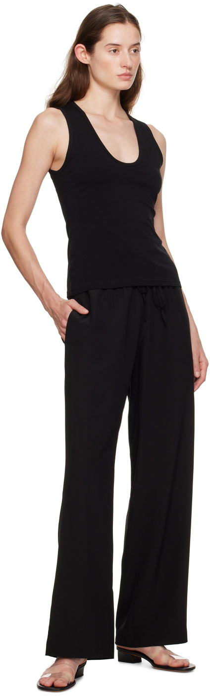 Matteau Black Scoop Tank Top