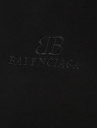 BALENCIAGA Cropped Vintage Cotton Sweatshirt Hoodie