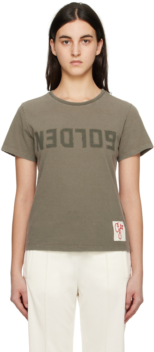 Golden Goose Gray 'Golden' T-Shirt Golden Goose Deluxe Brand