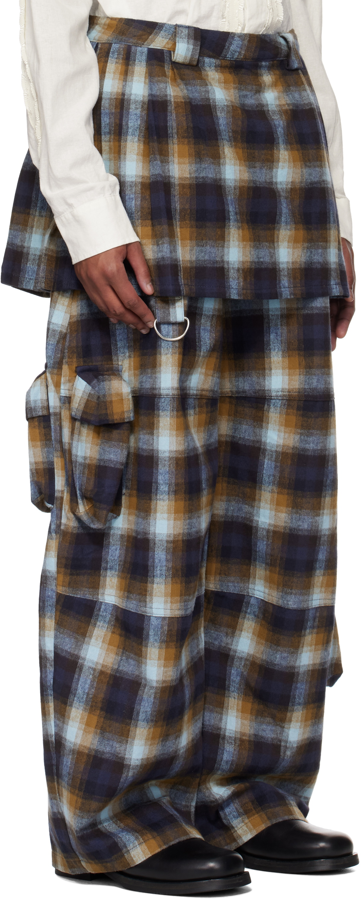 Collina Strada Navy Lawn Cargo Pants