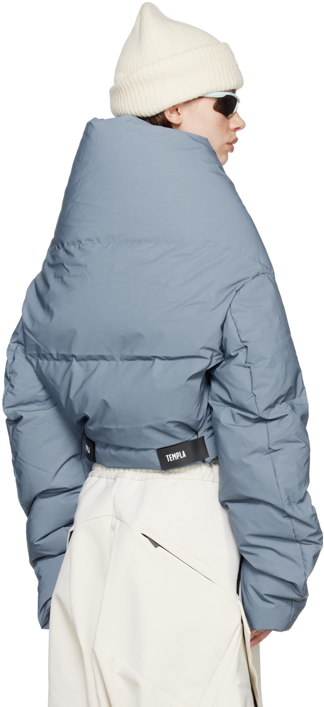 Templa Blue Wrap Down Jacket