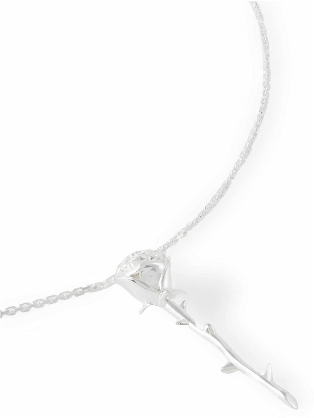 Photo: Hatton Labs - Rose Stem Silver Necklace