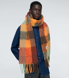 Acne Studios Vally alpaca-blend checked scarf