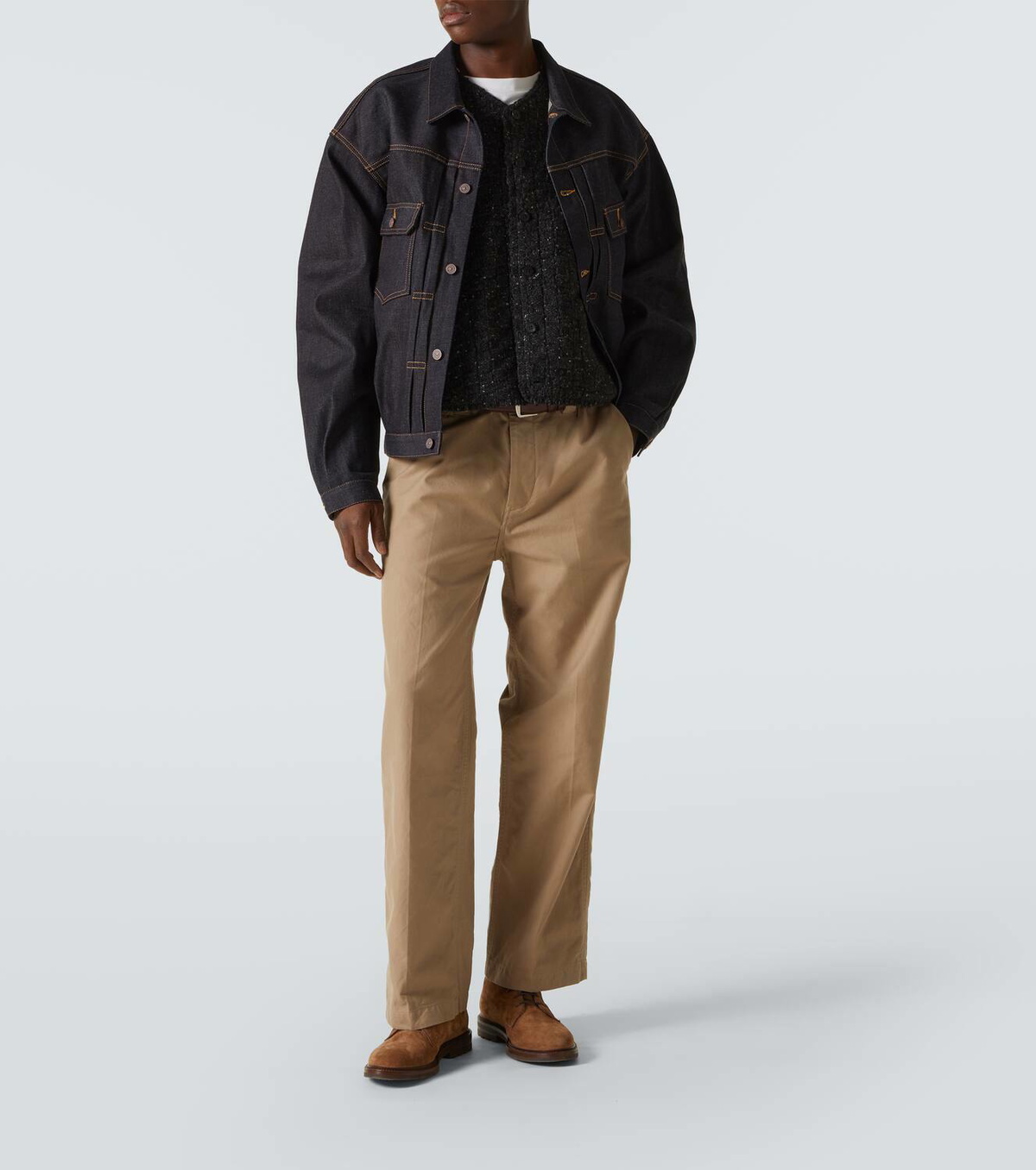 Visvim Reversible wool tweed vest