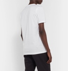 Fendi - Logo-Appliquéd Cotton-Jersey T-Shirt - White