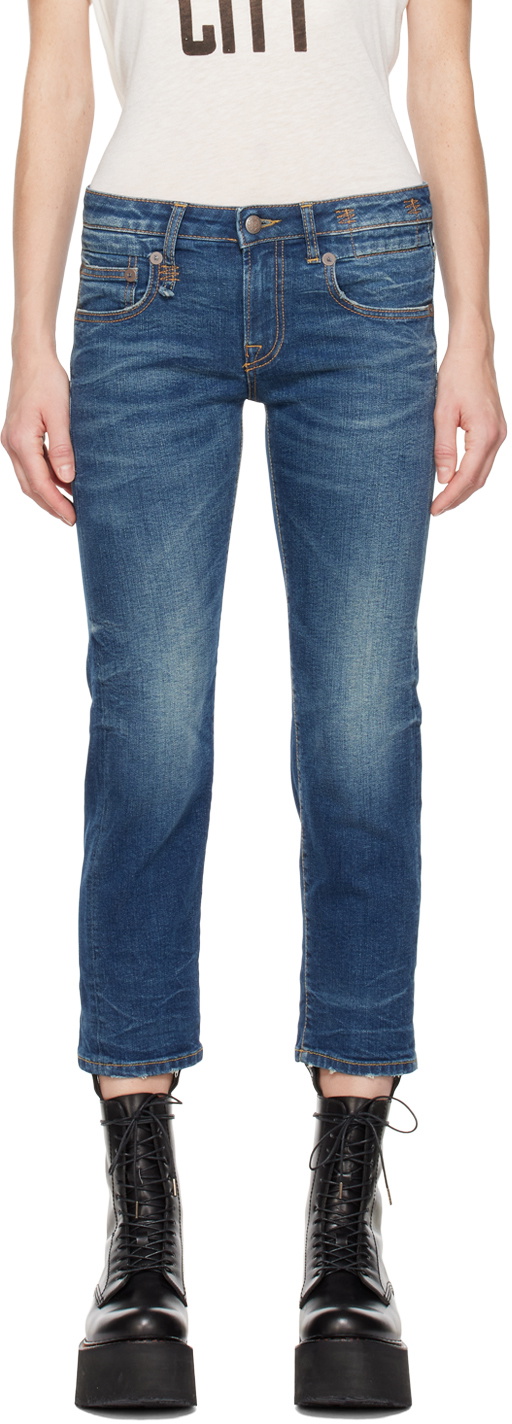 R13 Blue Boy Straight Leg Jeans R13