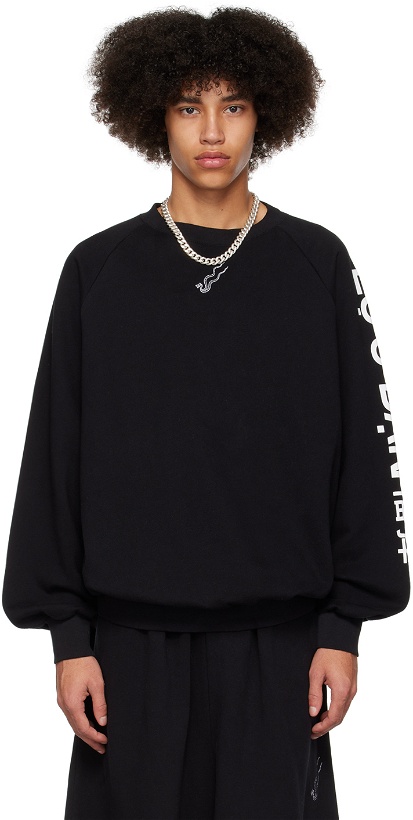 Photo: LU'U DAN SSENSE Exclusive Black Oversized Sweatshirt