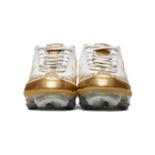 Nike White and Gold Air VaporMax 360 Sneakers