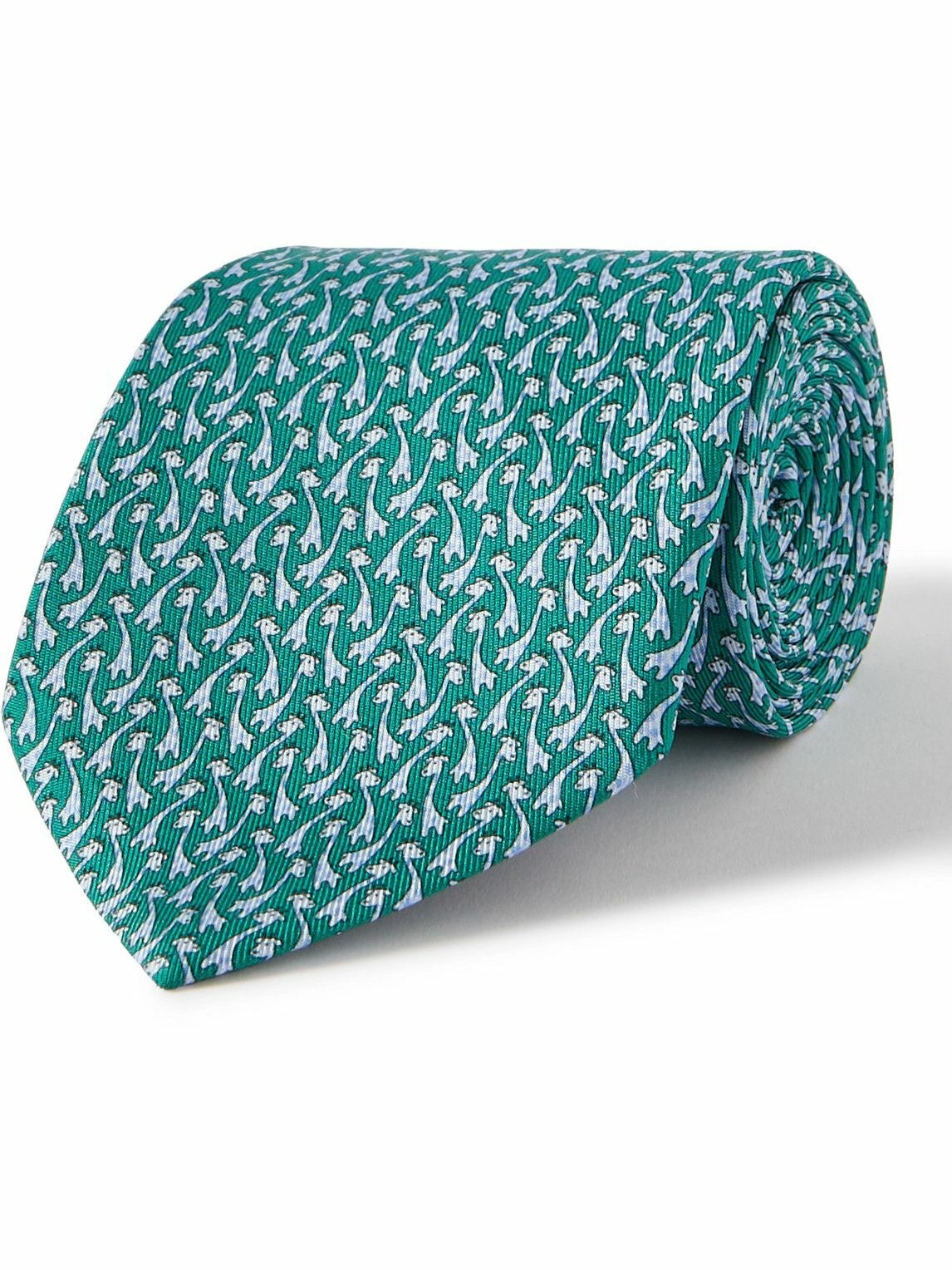 Photo: FERRAGAMO - Printed Silk-Twill Tie