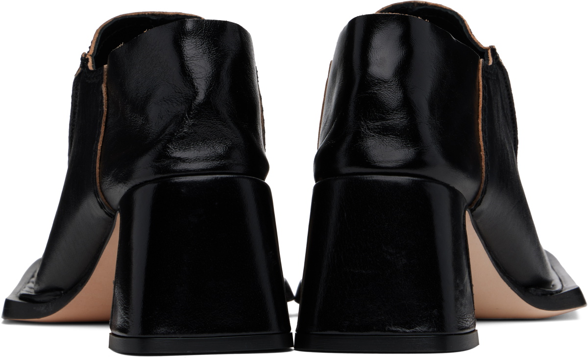 Miista Black Autumn Mule Heels