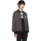 Dolce and Gabbana Black and White DG Track Jacket