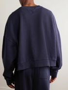 Entire Studios - Enzyme-Washed Cotton-Jersey Sweatshirt - Blue