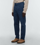 Brunello Cucinelli - Cotton straight pants