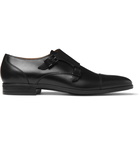 Hugo Boss - Kensington Leather Monk-Strap Shoes - Black