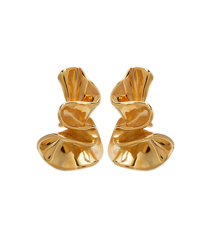 Photo: Bottega Veneta Gold-plated sterling silver earrings