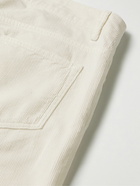 Officine Générale - James Straight-Leg Cotton-Corduroy Trousers - Neutrals