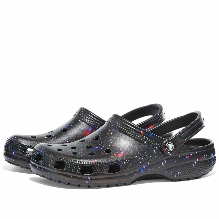 Photo: Crocs Classic Out of this World Clog in Multi/Black