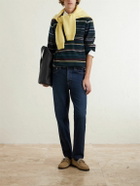 Paul Smith - Striped Merino Wool Polo Sweater - Green