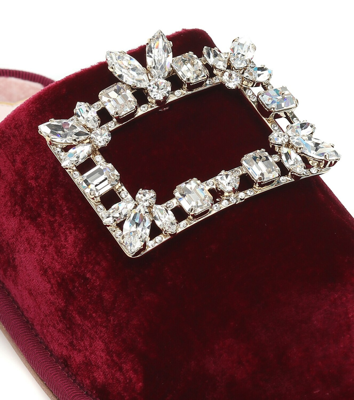 Roger Vivier Hotel Vivier Strass velvet slippers Roger Vivier