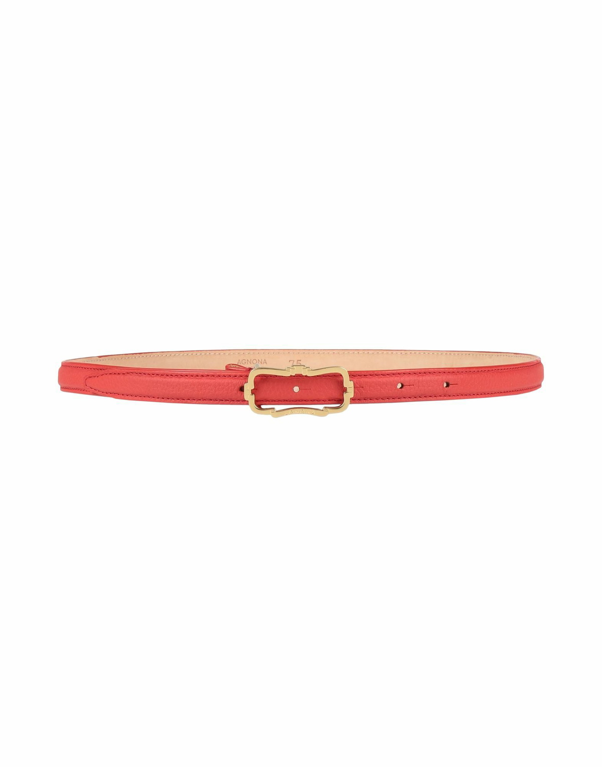 Agnona Womens Belt in Tomato red