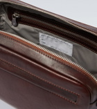 Brunello Cucinelli Leather toiletry bag