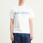 No Problemo Men's Gradient Logo T-Shirt in White