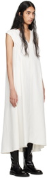 Studio Nicholson White Beck Maxi Dress
