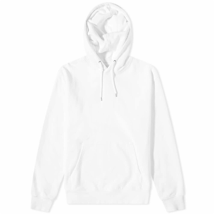Photo: Colorful Standard Men's Classic Organic Popover Hoody in Optical White