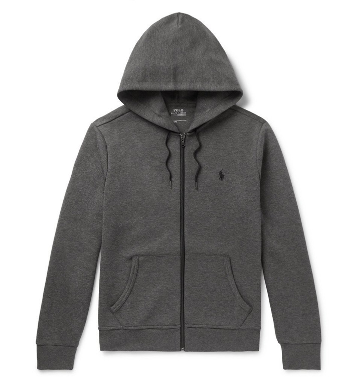 Photo: Polo Ralph Lauren - Jersey Zip-Up Hoodie - Men - Gray