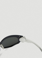 Swipe 1 Oval Sunglasses in Black