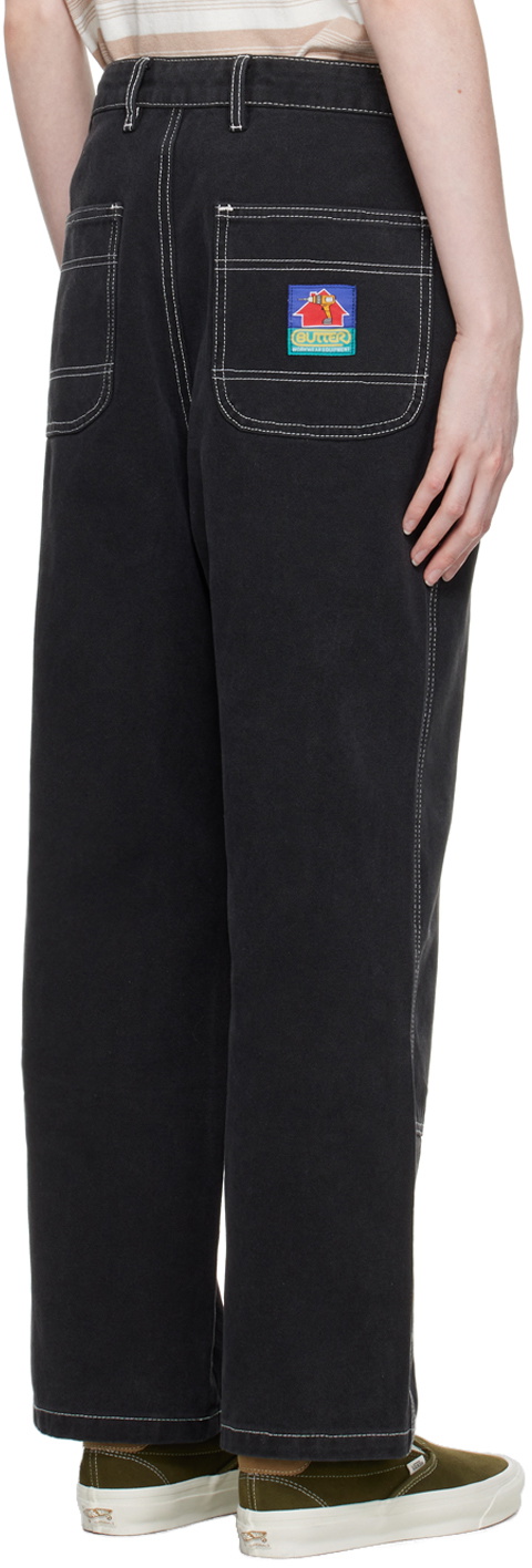 Butter Goods Black Double Knee Trousers