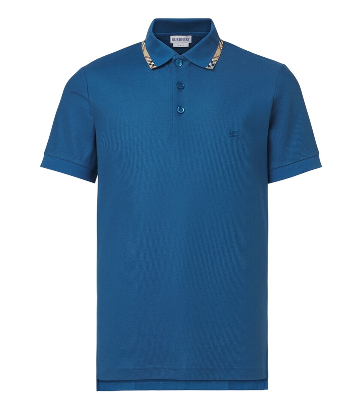 Photo: Burberry Burberry Check cotton piqué polo shirt