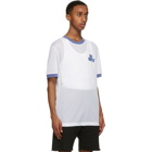 Off-White White Mesh Hand and Arrows T-Shirt