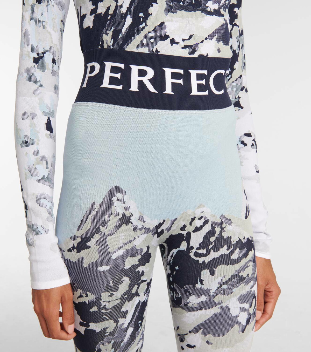 Perfect Moment High-rise jacquard leggings