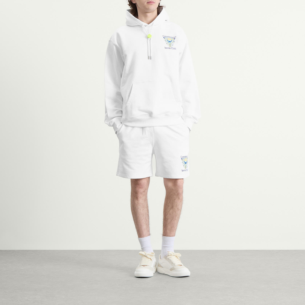 Casablanca Men's Tennis Club Icon Hoodie in White