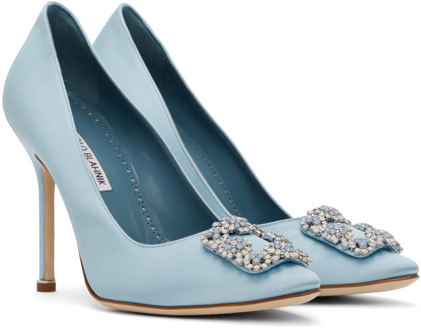 Blue manolos hot sale