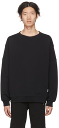 Balmain Black Organic Cotton Sweatshirt
