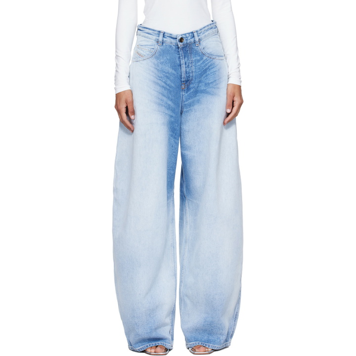 Photo: Diesel Blue Relaxed High Waist 1987 D-Khelz Jeans