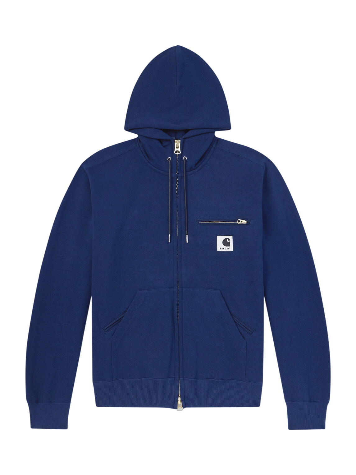 Sacai - Carhartt WIP Cotton-Jersey Zip-Up Hoodie - Black Sacai