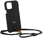 TOM FORD Black Calfskin iPhone 12 Pro Case
