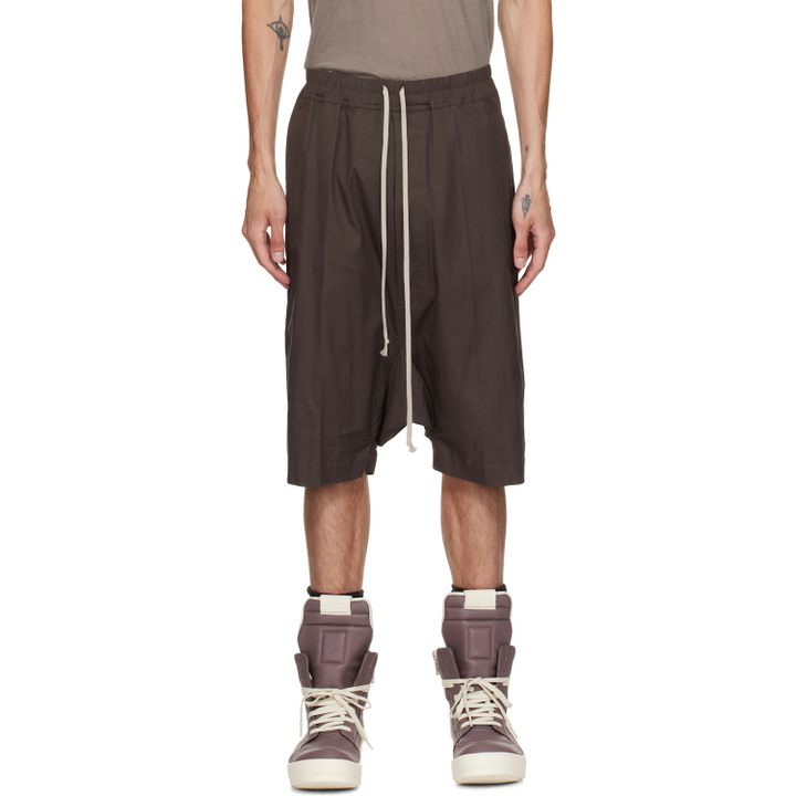 Photo: Rick Owens Gray Tower Rick S Pods Shorts